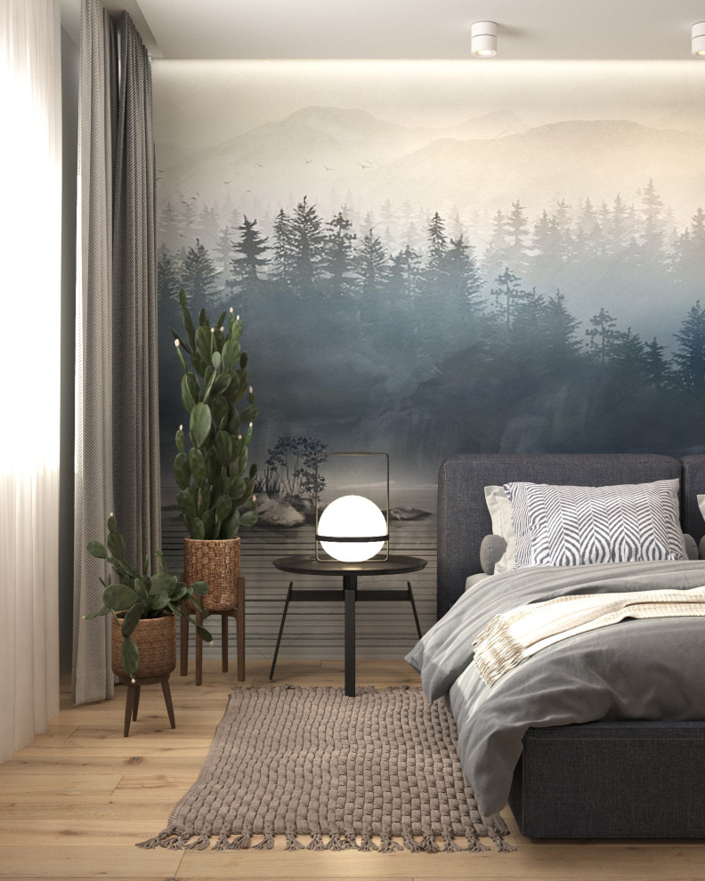 Спальня с фреской