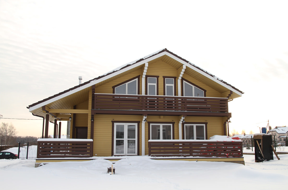 Деревянный дом из клееного бруса 300 кв.м. (СП-300)