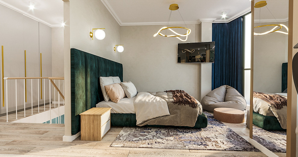 Двухуровневая квартира. Жк Парк Горького