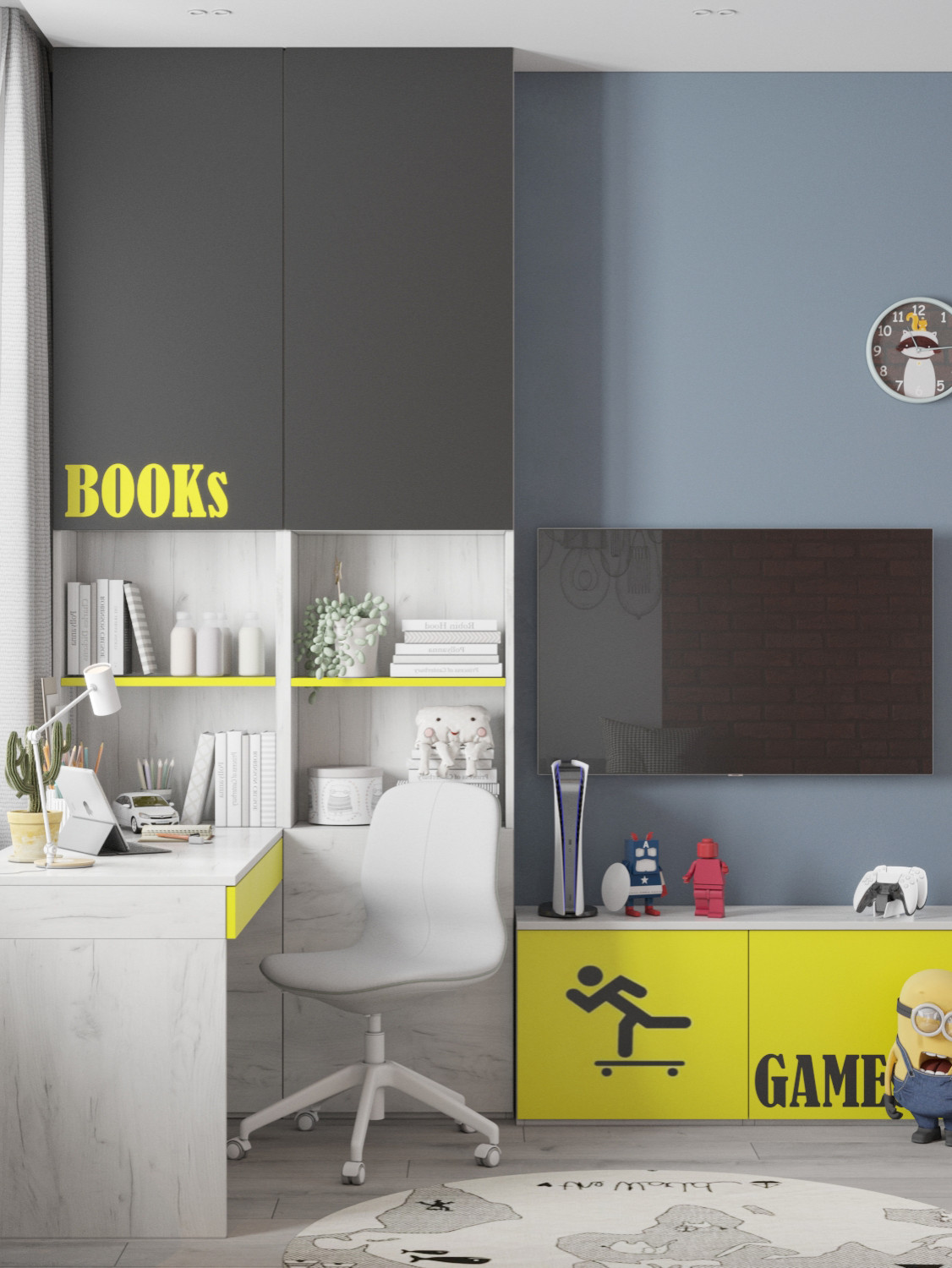 Детская для мальчика, 13 кв.м