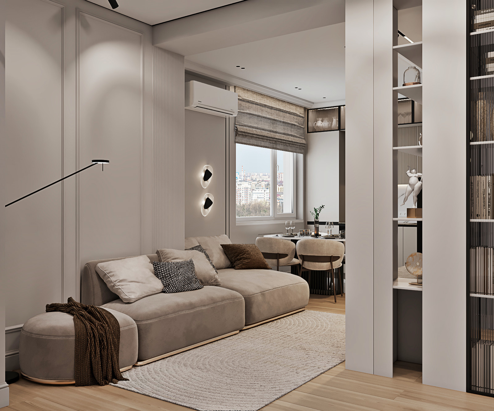 Кухня гостиная на ул. Воеводина г.Екатеринбург