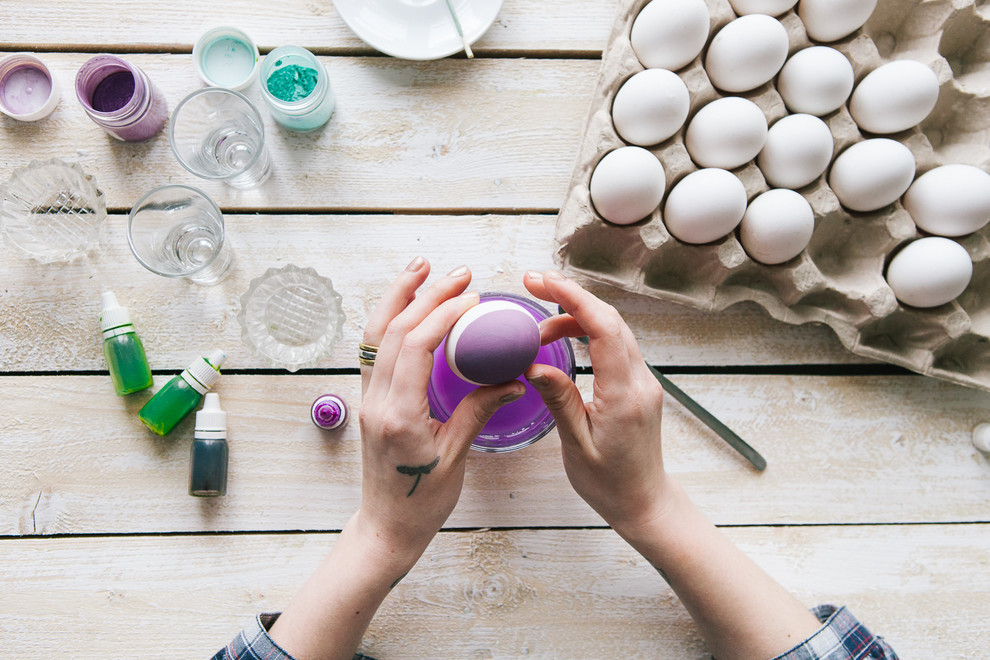 DIY: Как покрасить яйца на пасху своими руками