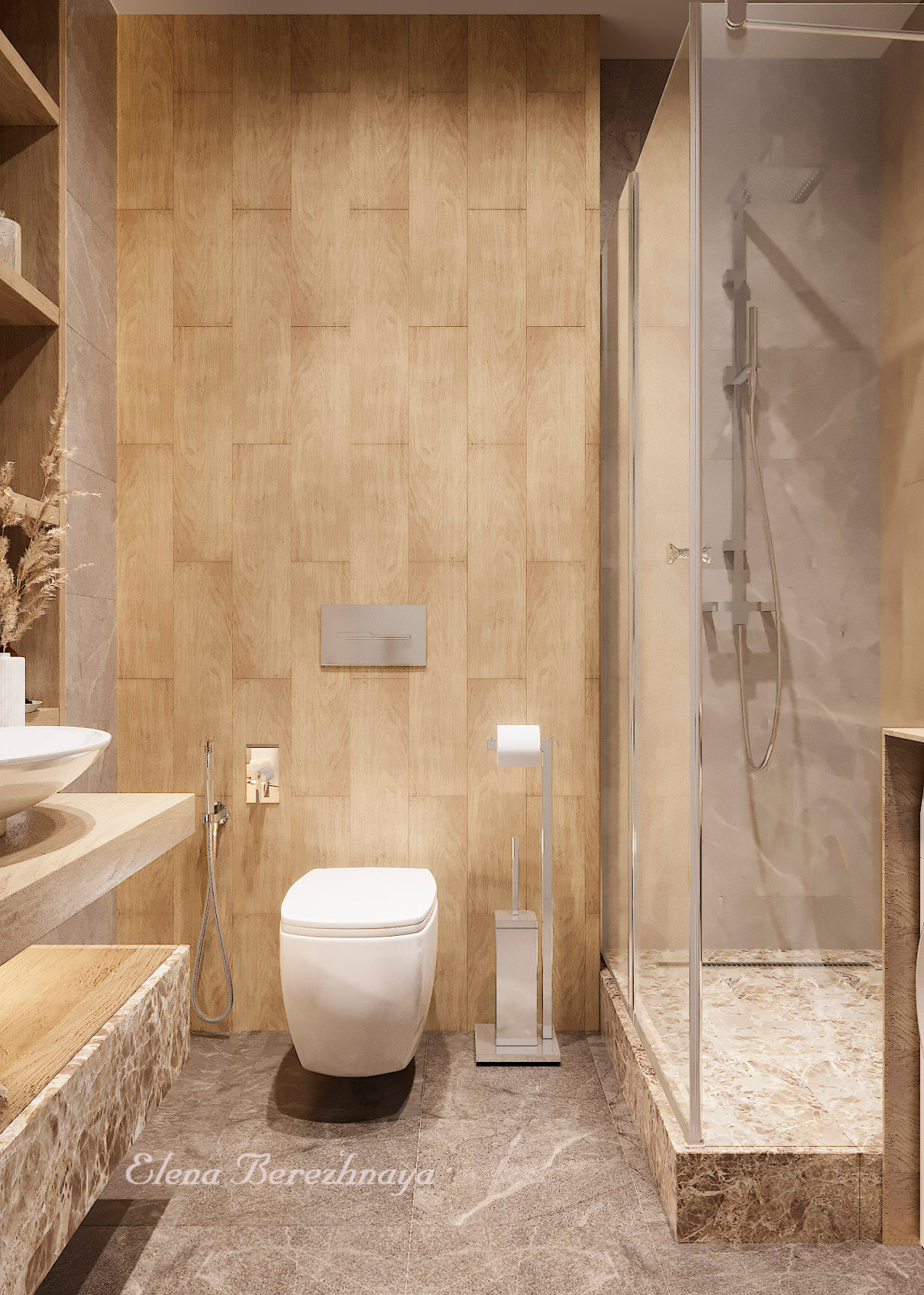 Проект маленького совмещенного санузла