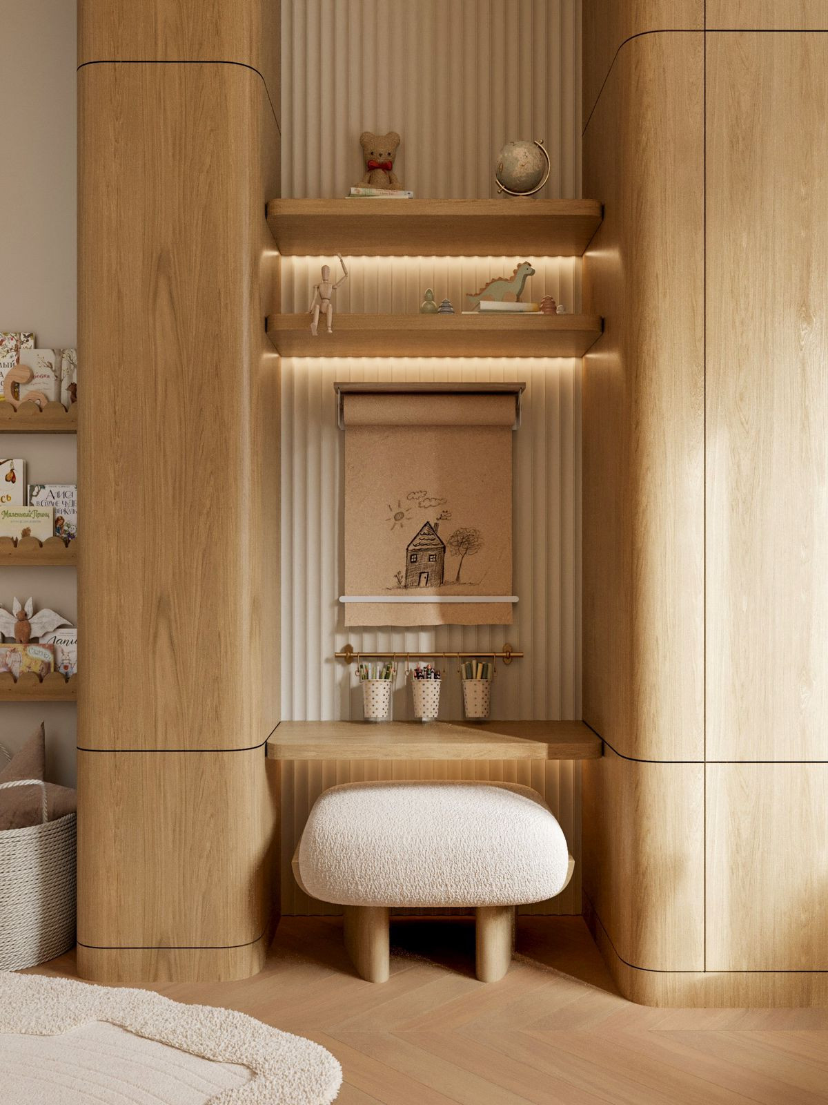 Скандинавская нежность для семьи с младенцем