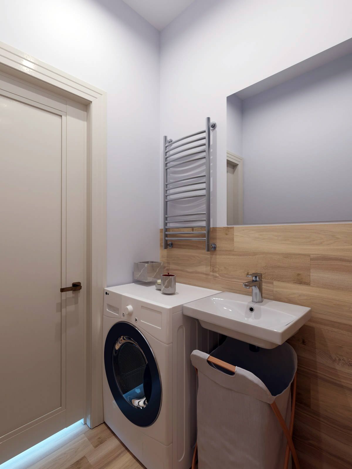 Дизайн проект квартиры в ЖК "Дом у озера" 90кв.м