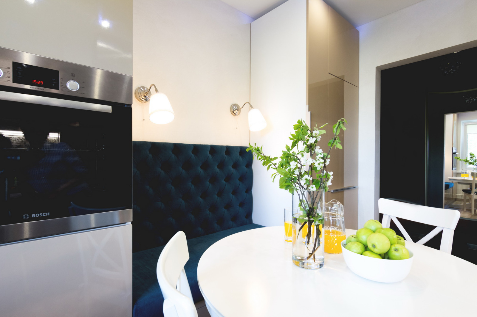 Дизайн интерьера кухни "Дыхание весны"