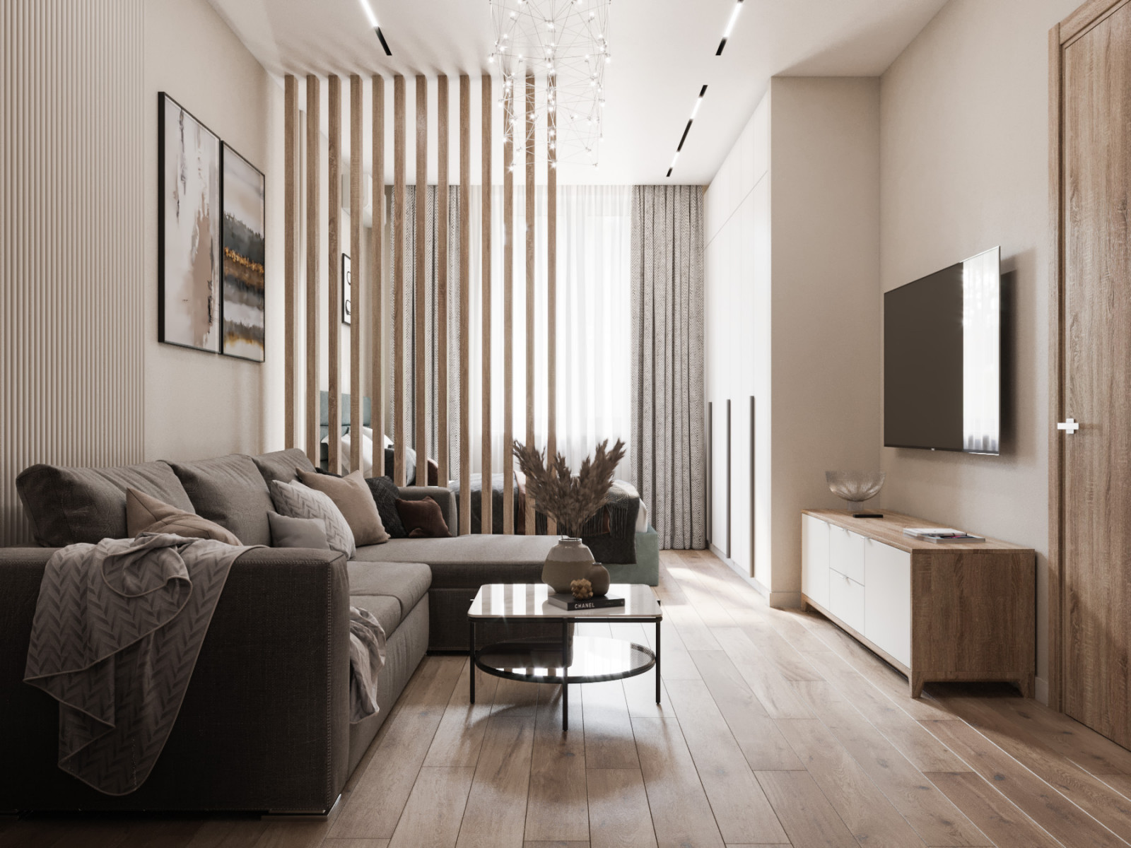 Обложка проекта: Квартира для семьи с двумя детьми