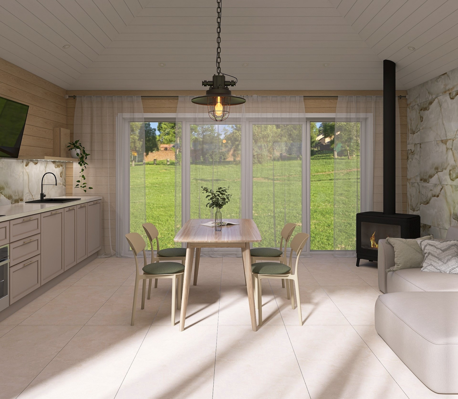 Летняя кухня в Заокском районе