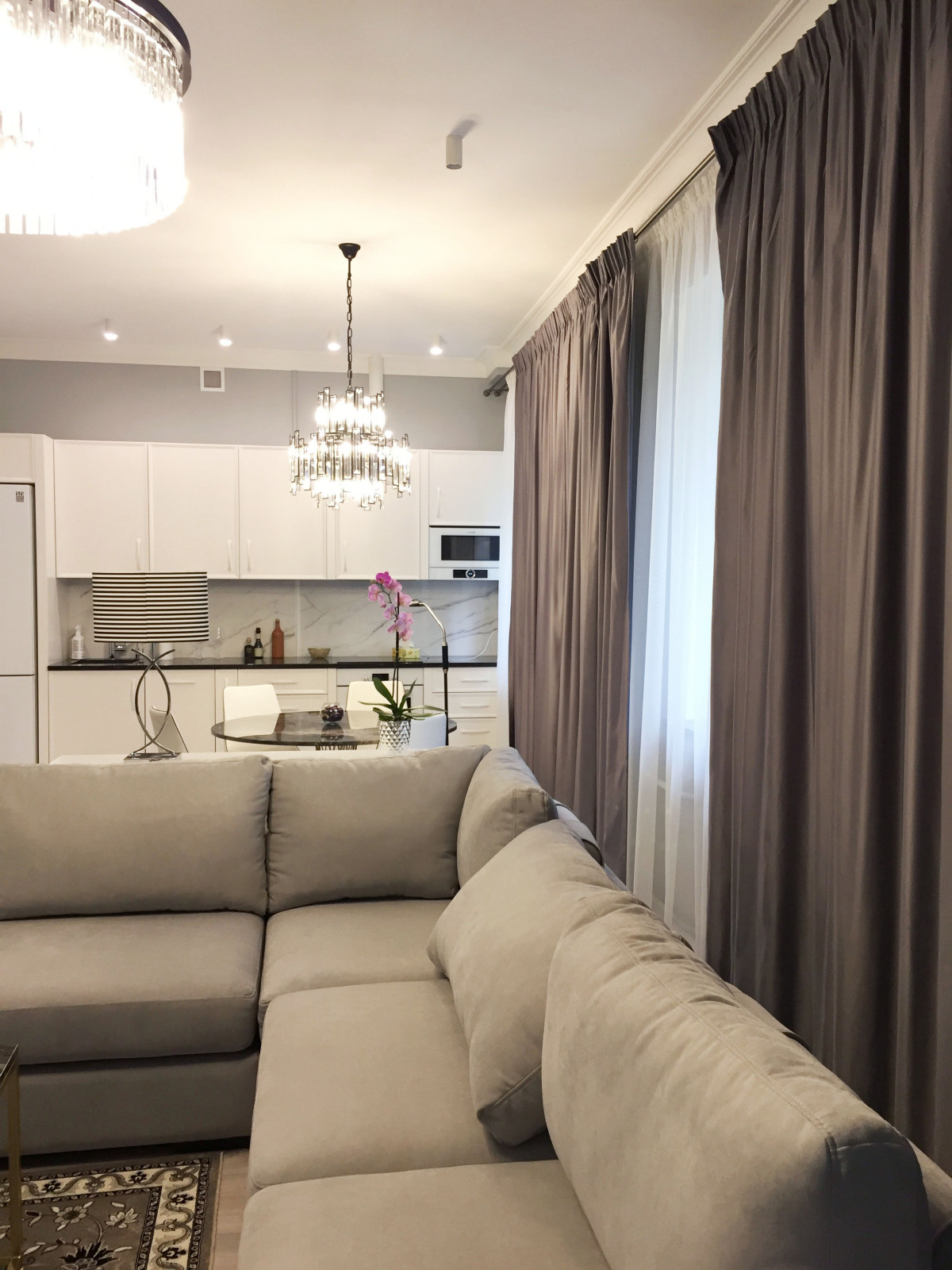 Текстильный декор квартиры в Москве