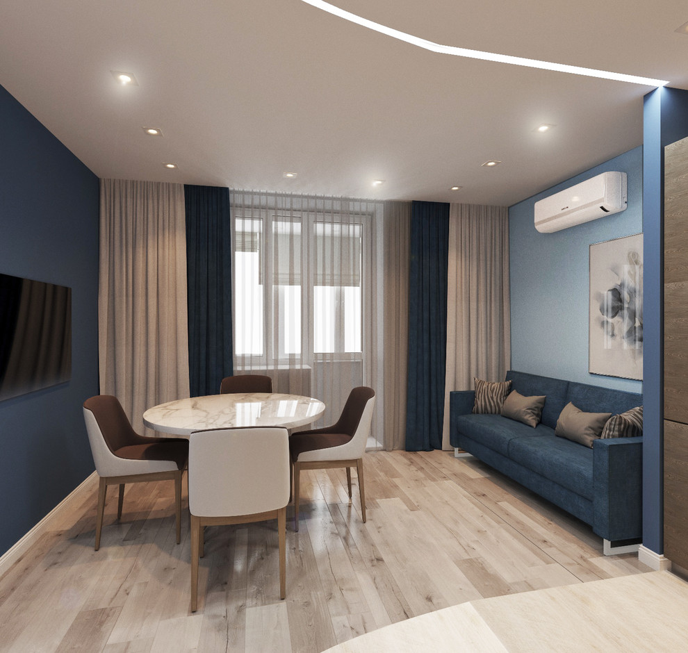 Дизайн 2-комнатной квартиры в стиле минимализм ЖК Оранж Парк