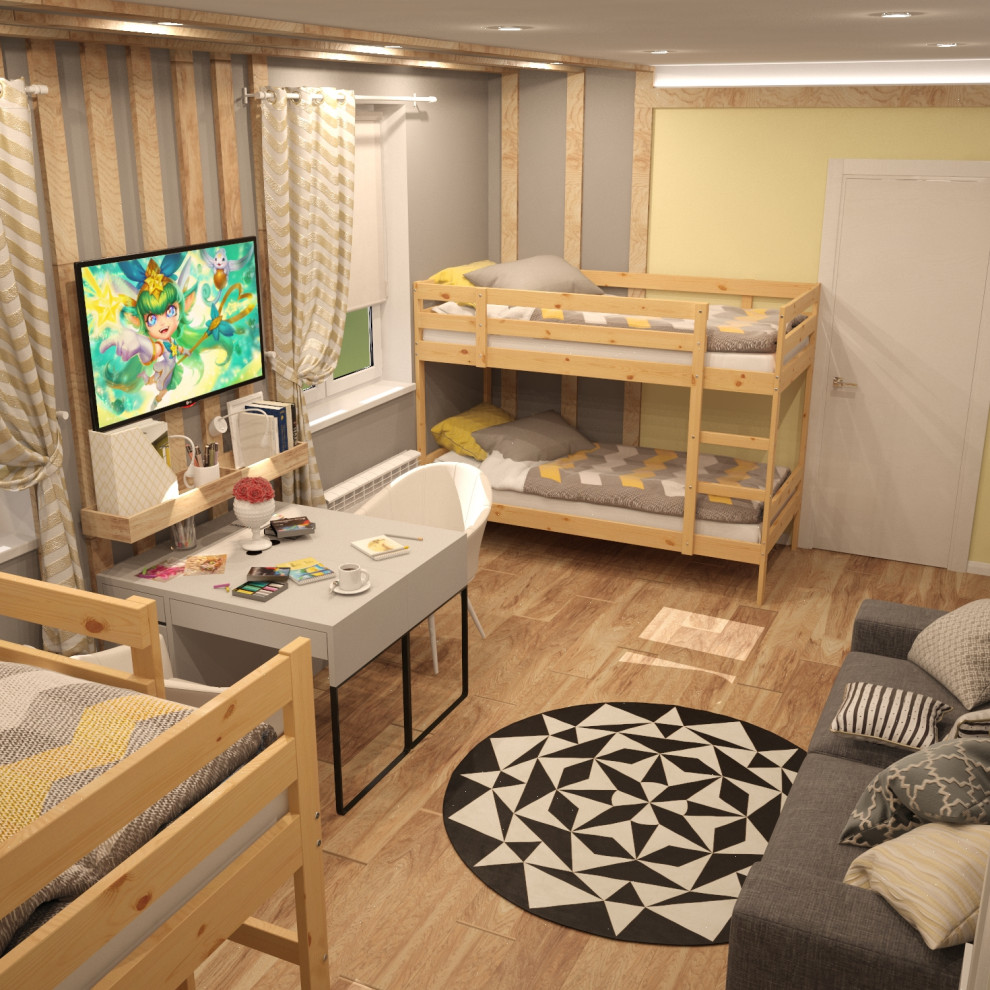 Неболчи, типовая квартира с индивидуальной детской