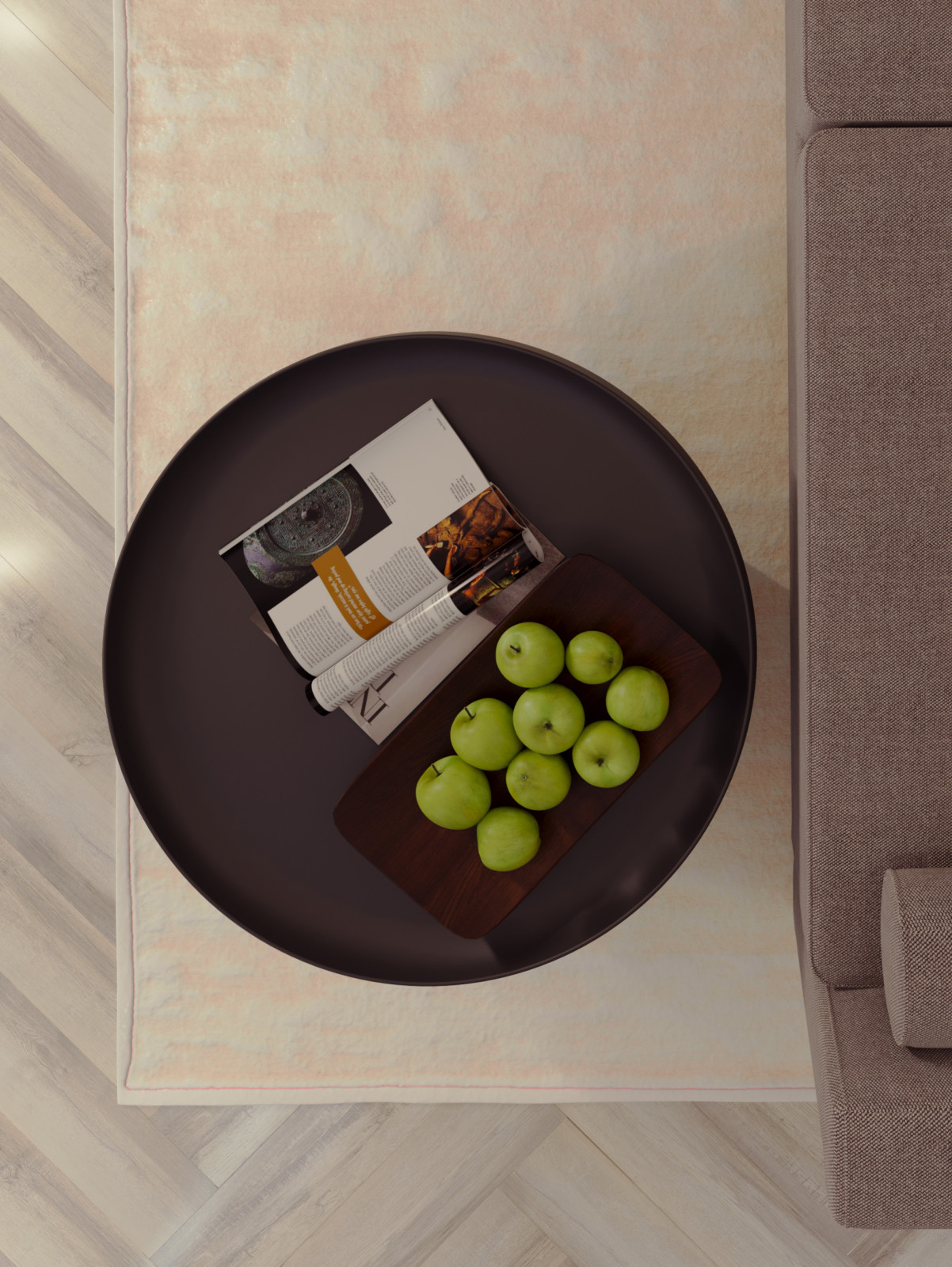 Спальная с зоной ТВ