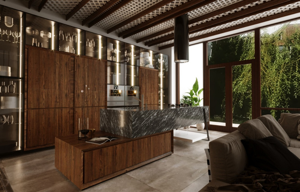 Таунхаус 224 м2 в КП "Futuro Park". Современный стиль с элементами экостиля