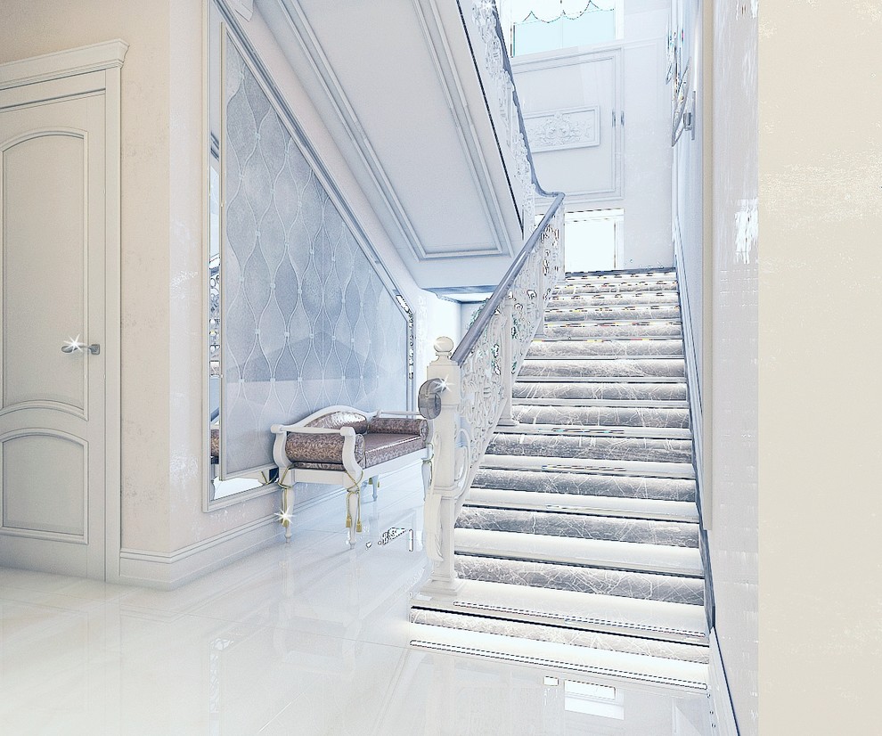 Холл в частном домовладении (г.Москва)