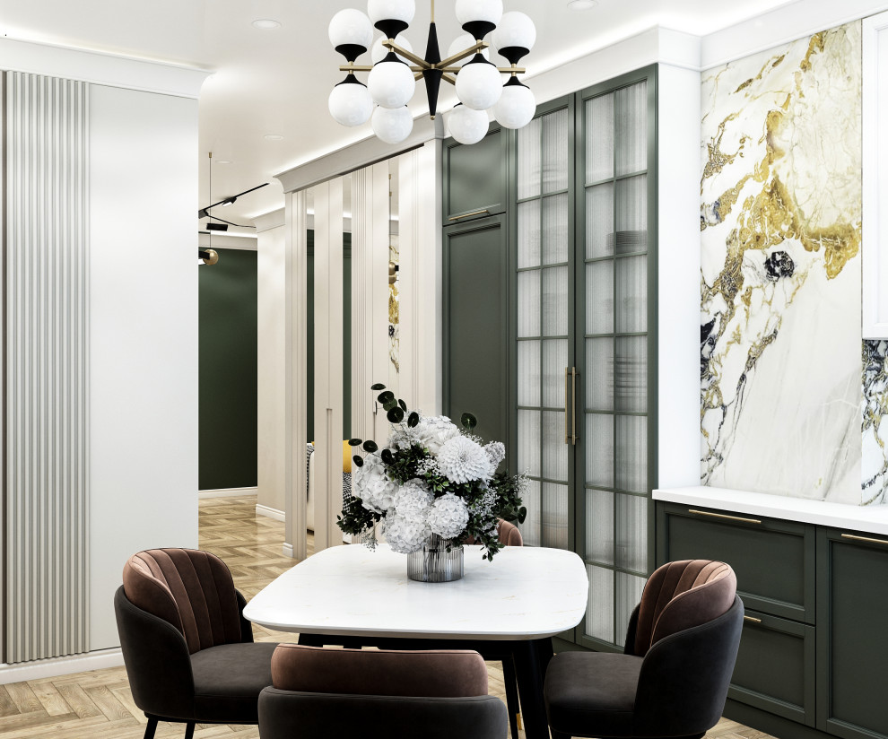 Обложка проекта: Кухня в 2-к квартире