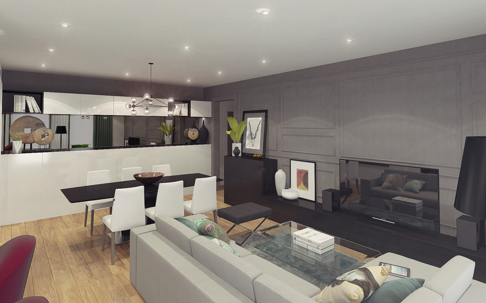 Дизайн интерьера квартиры для молодой семьи в жилом комплексе "Отрада"