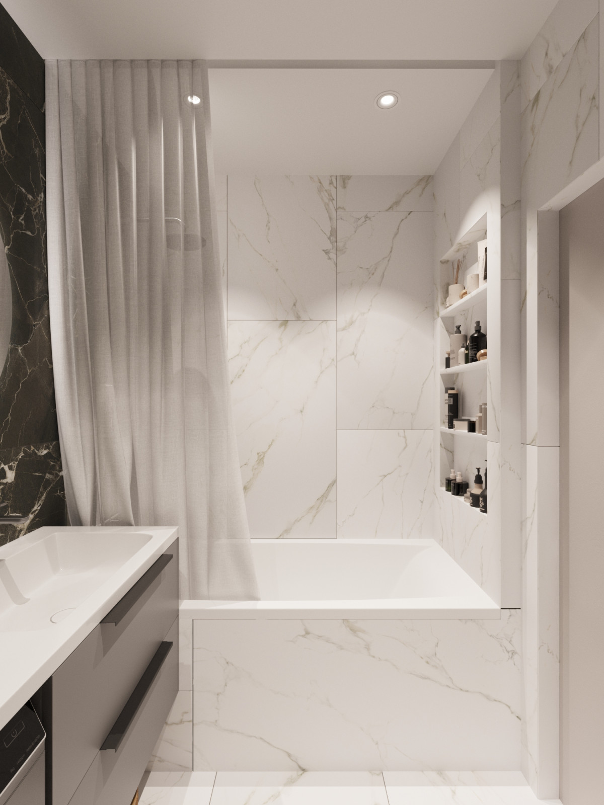 Дизайн-проект - Евротрешка 66 м2 для молодой многодетной семьи