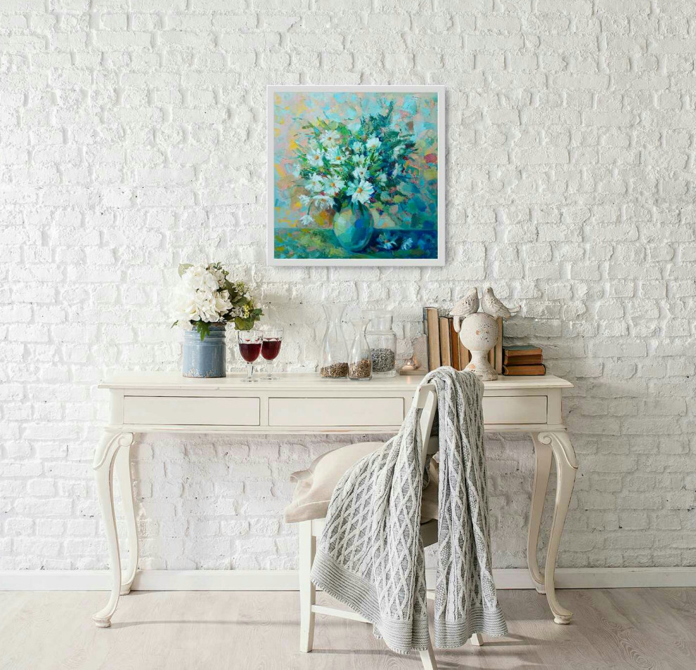 Обложка проекта: "Цветы любви", 50*50. Холст, масло.