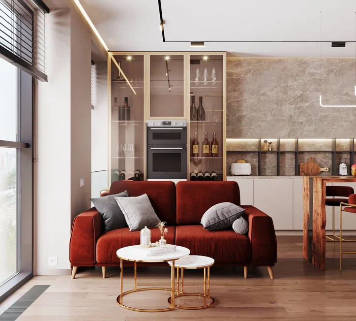 Ремонт квартиры в стиле неоклассика для молодой девушки