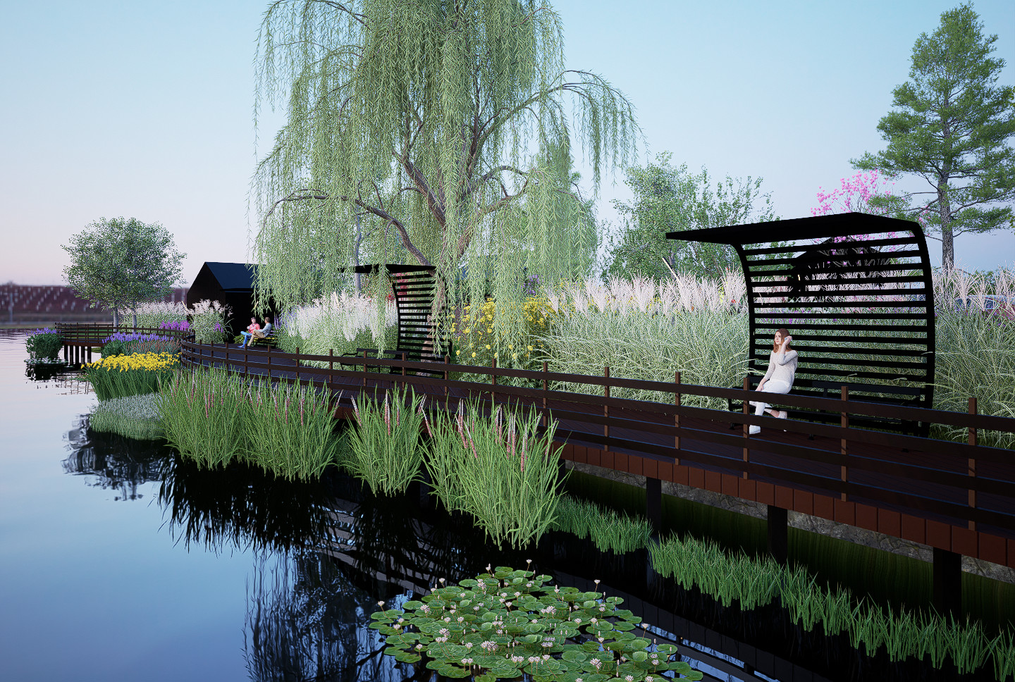 Обложка проекта: Глэмпинг "На берегу"