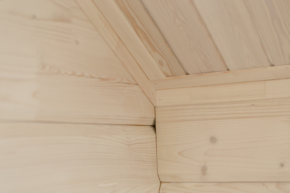 Интерьер дома из клееного бруса