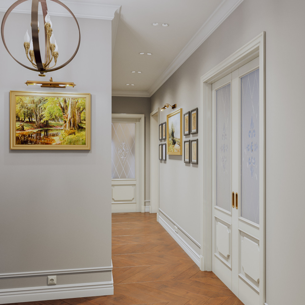 Дизайн квартиры в Москве в классическом стиле