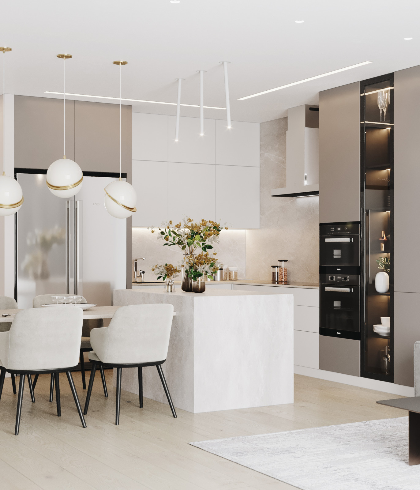 Таунхаус в 3 этажа