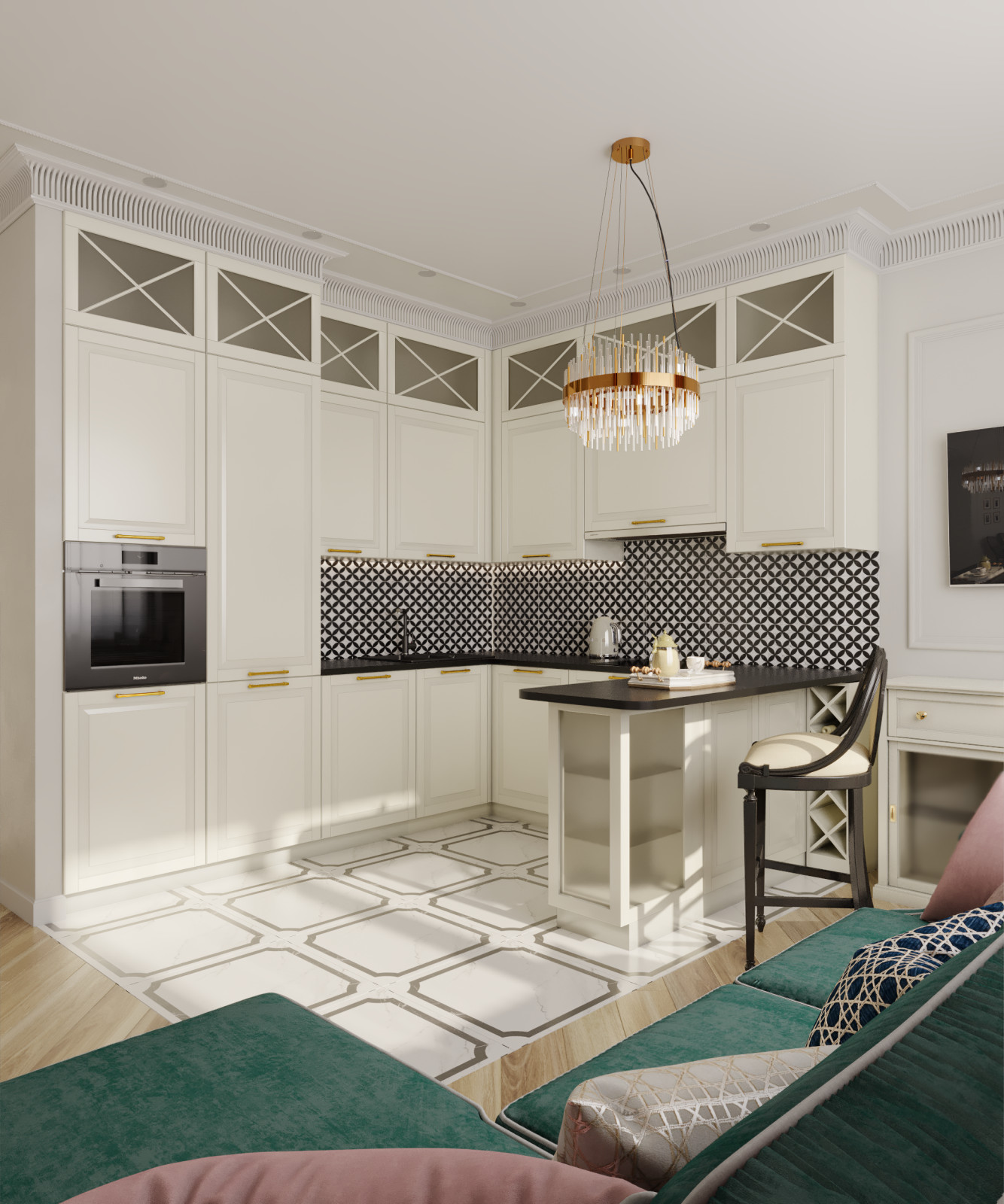 Обложка проекта: Неоклассика в интерьере