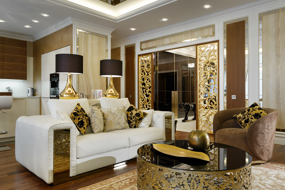 Обложка проекта: Квартира в клубном жилом комплексе на Крестовском острове в Санкт-Петербурге.