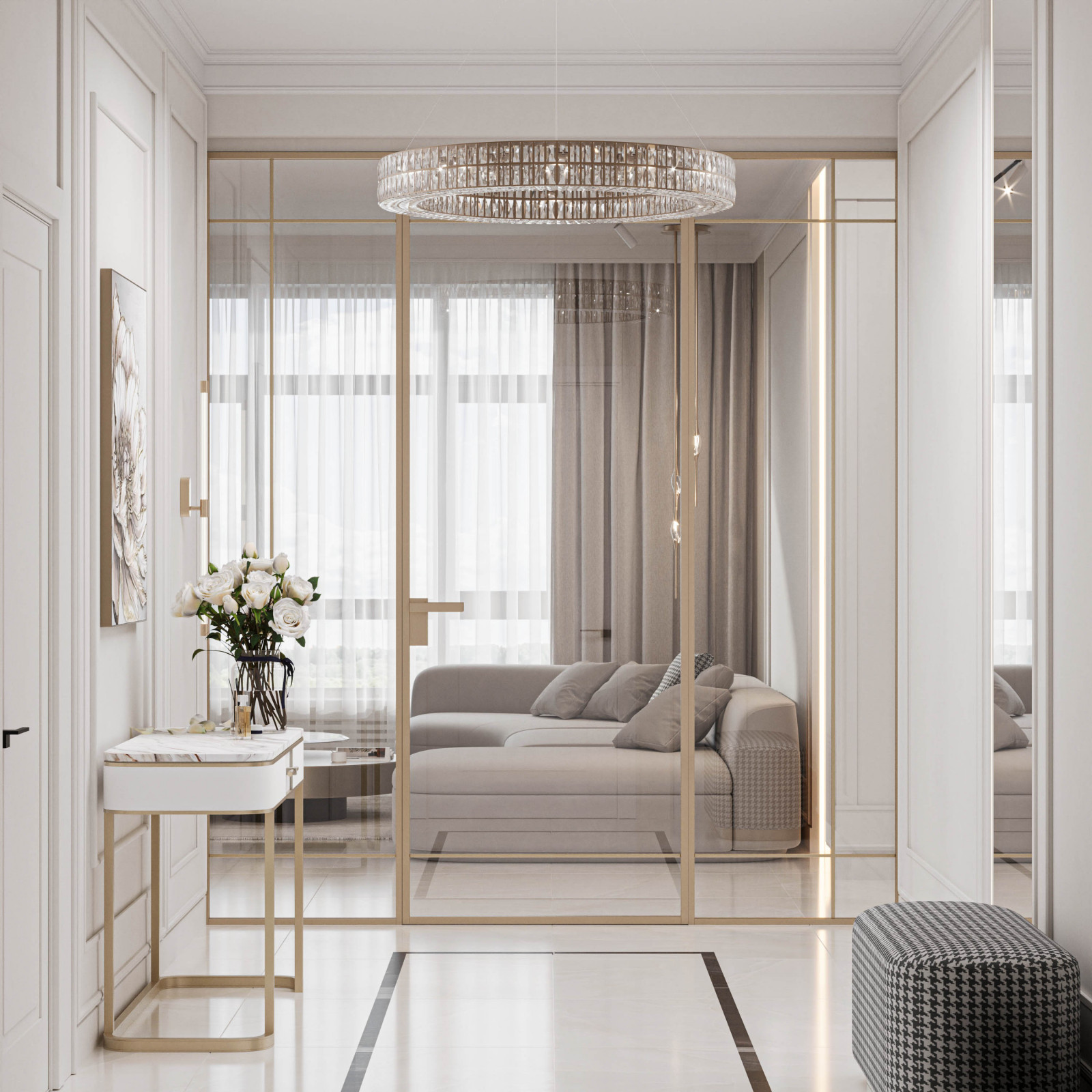 Дом в стиле неоклассика 260 м2