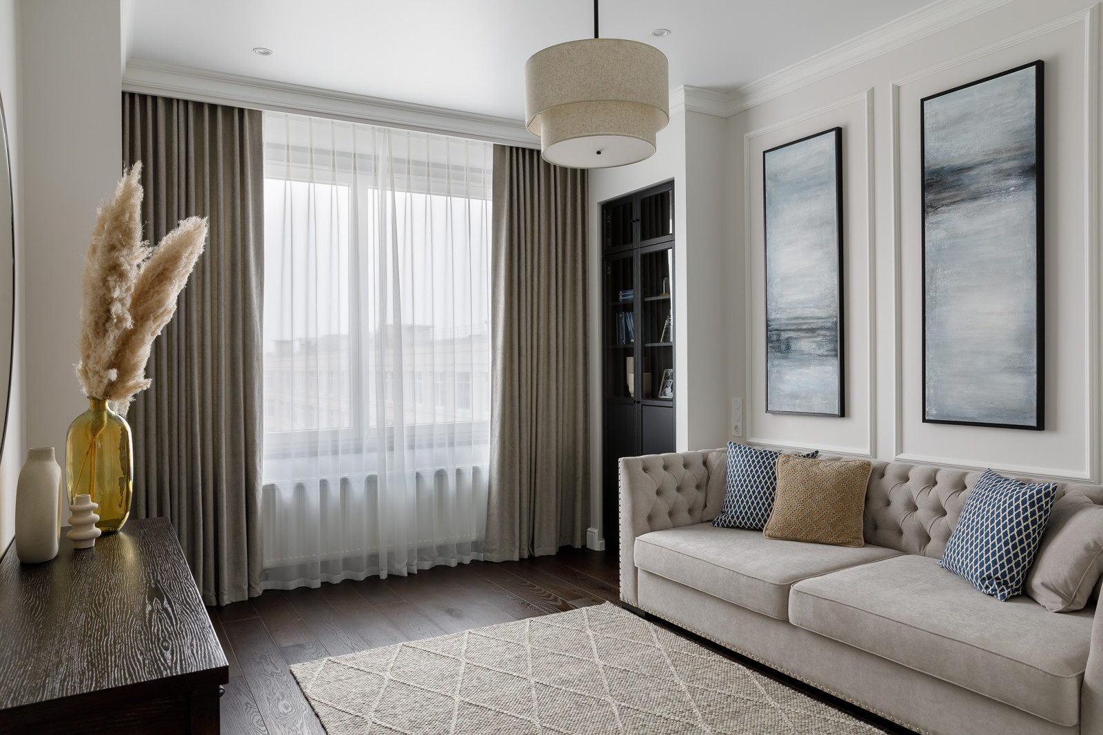 Реализованный проект квартиры 240м², ЖК Смольный проспект