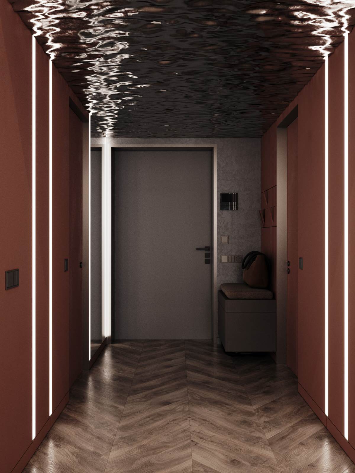 Проект двухуровневой квартиры ЖК Образцовый