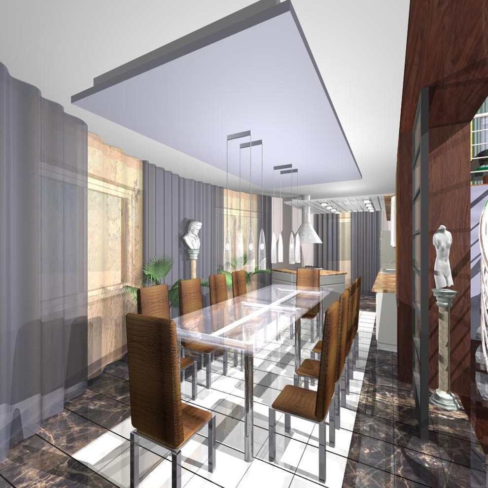 Интерьер коттеджа в Свердловской области 2