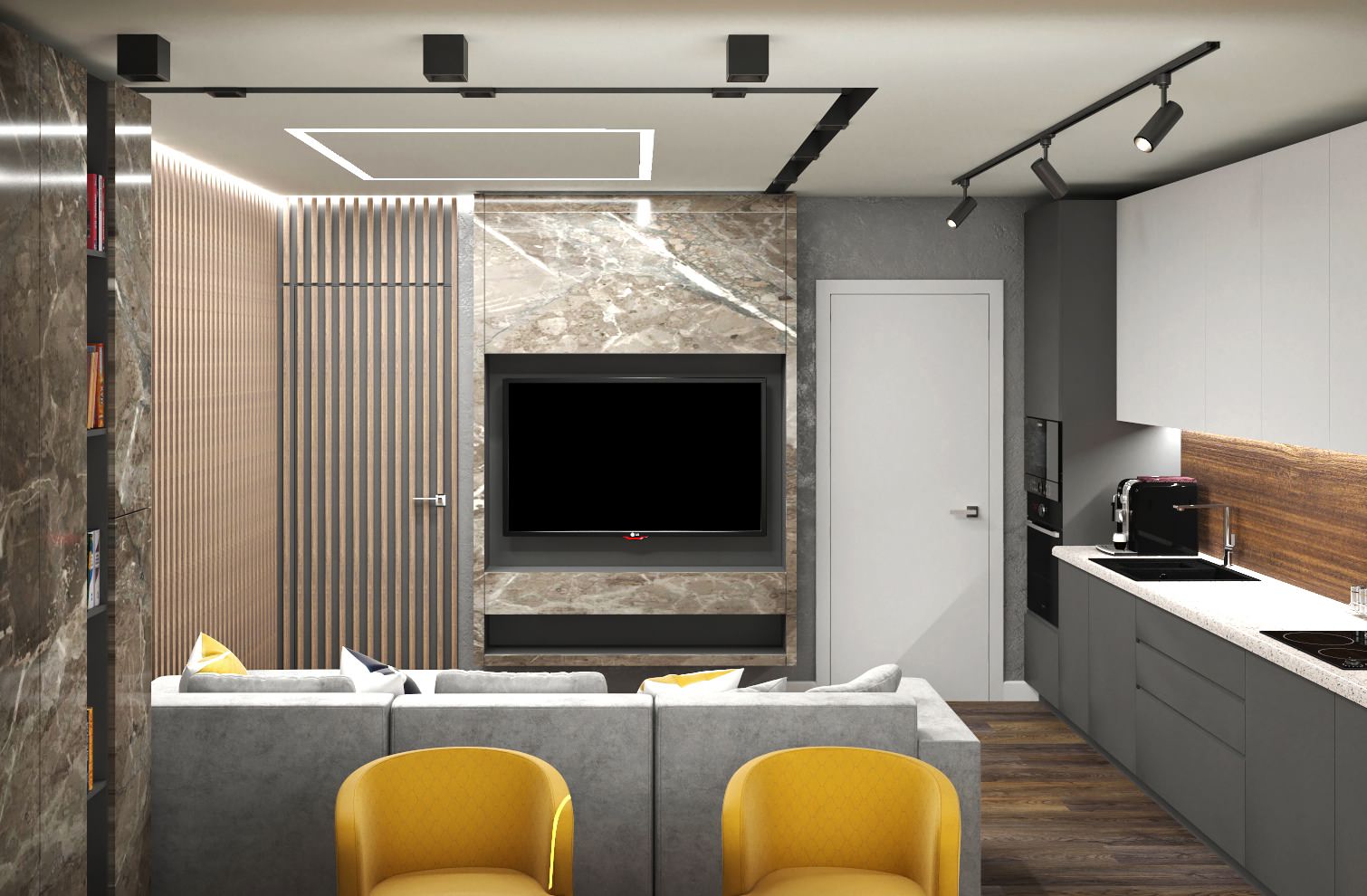 Квартира современном стиле