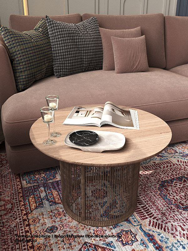 Черничная сюита с нотками ретро для семейного гнездышка