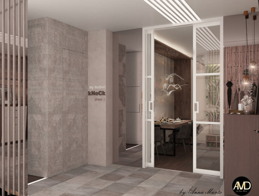 3-х комнатная квартира в ЖК Аристократ в современном стиле