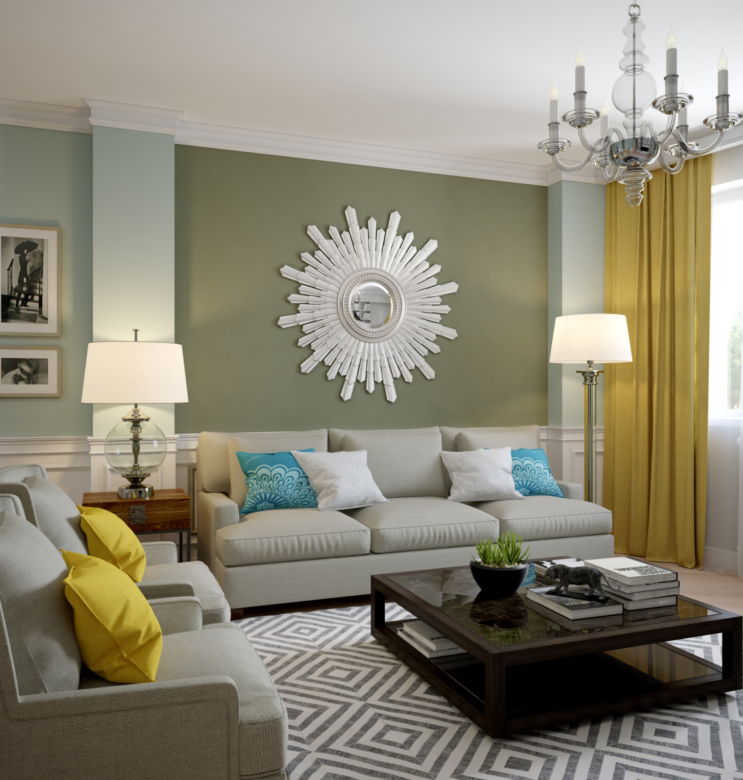 Квартира в Скандинавском стиле 130 м2