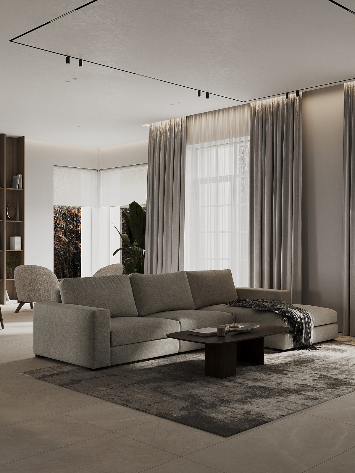 Проект интерьера для дома в коттеджном поселке "Ингардия"