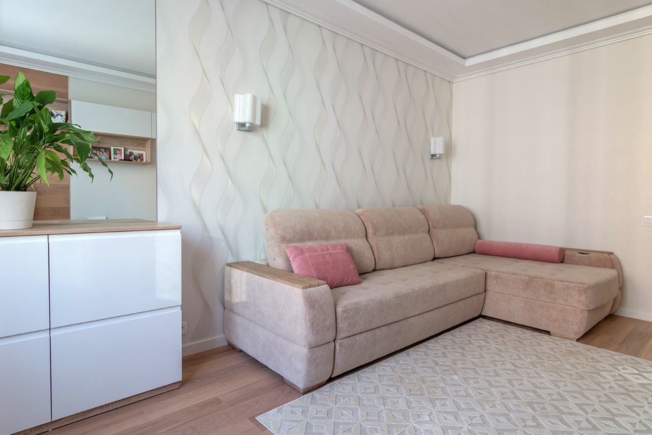 Дизайн четырехкомнатной квартиры в ЖК "Лучи".