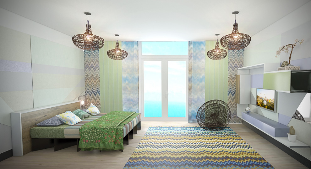 Жилой дом на берегу моря.