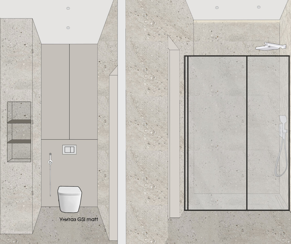 Эскизы проекта в ЖК Level, Москва