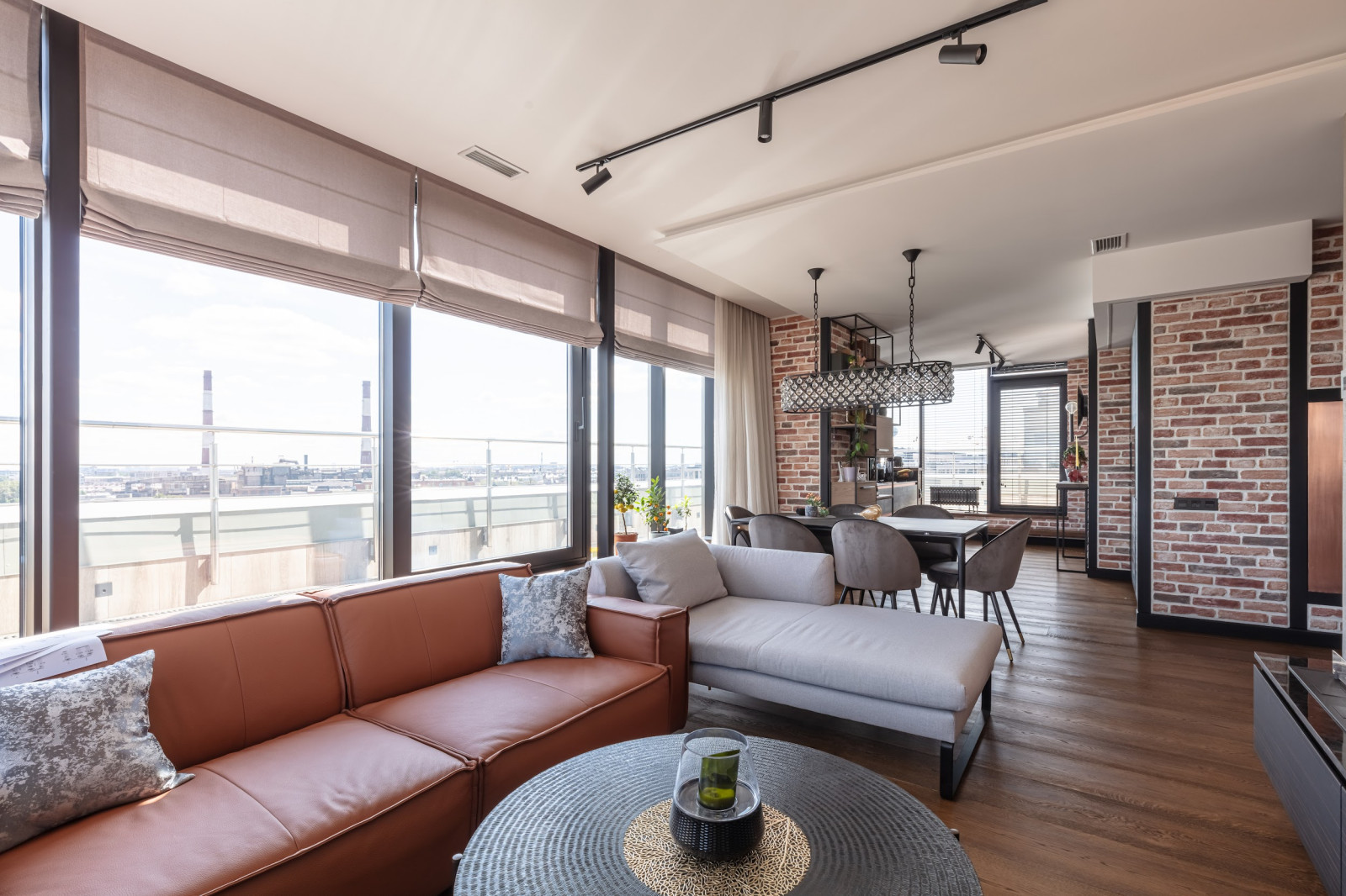 Пентхаус в стиле лофт реализация