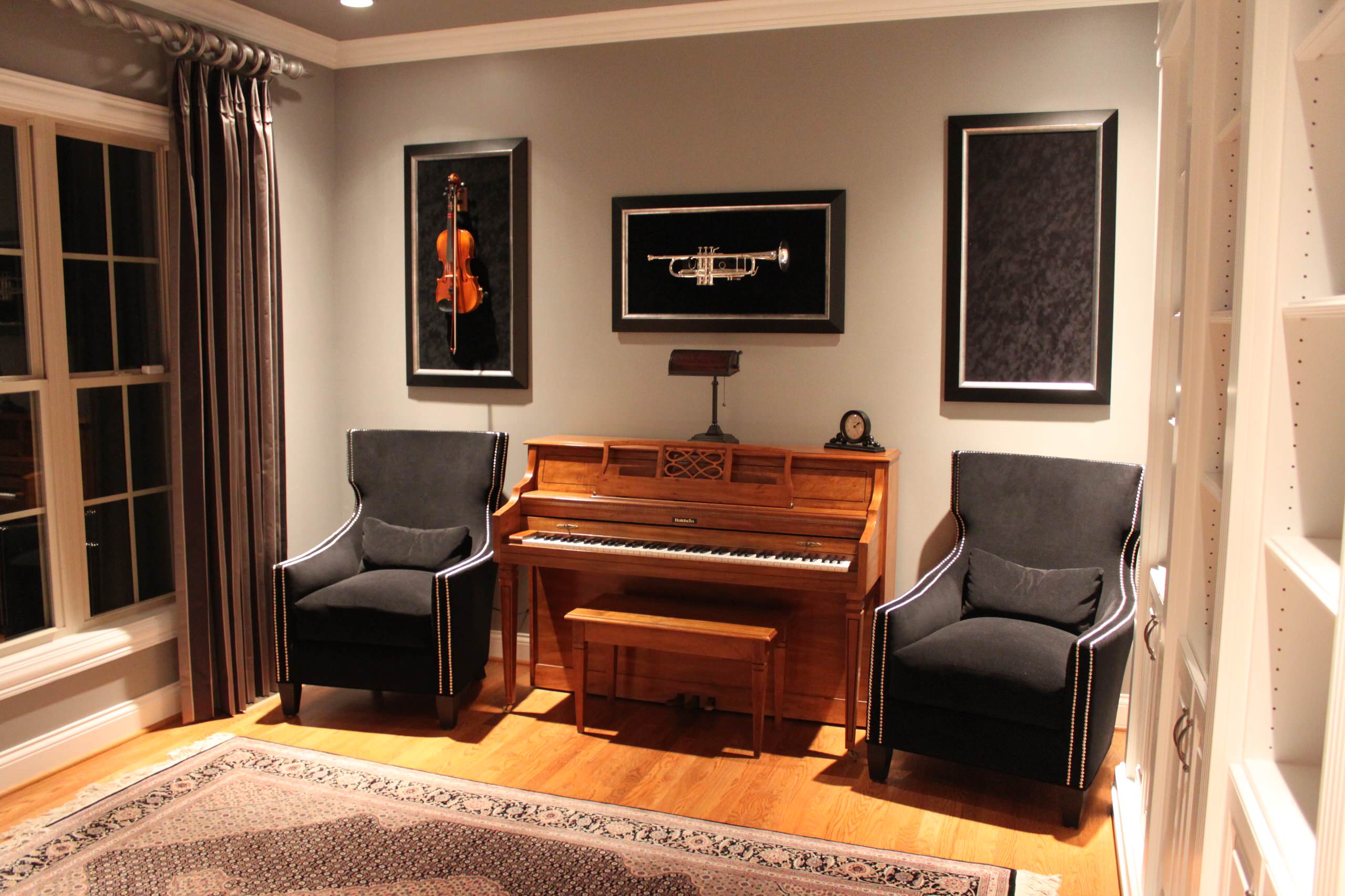 Идеи планировки: Как организовать музыкальную комнату