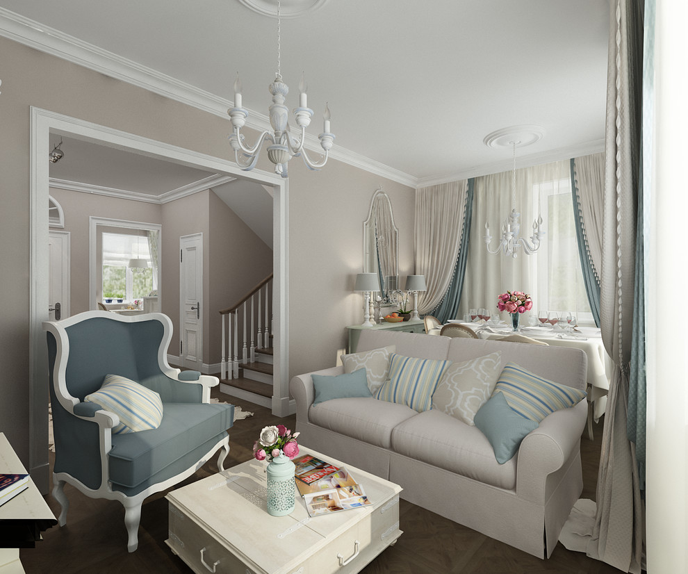 Обложка проекта: Двухэтажный таунхаус в стиле прованс