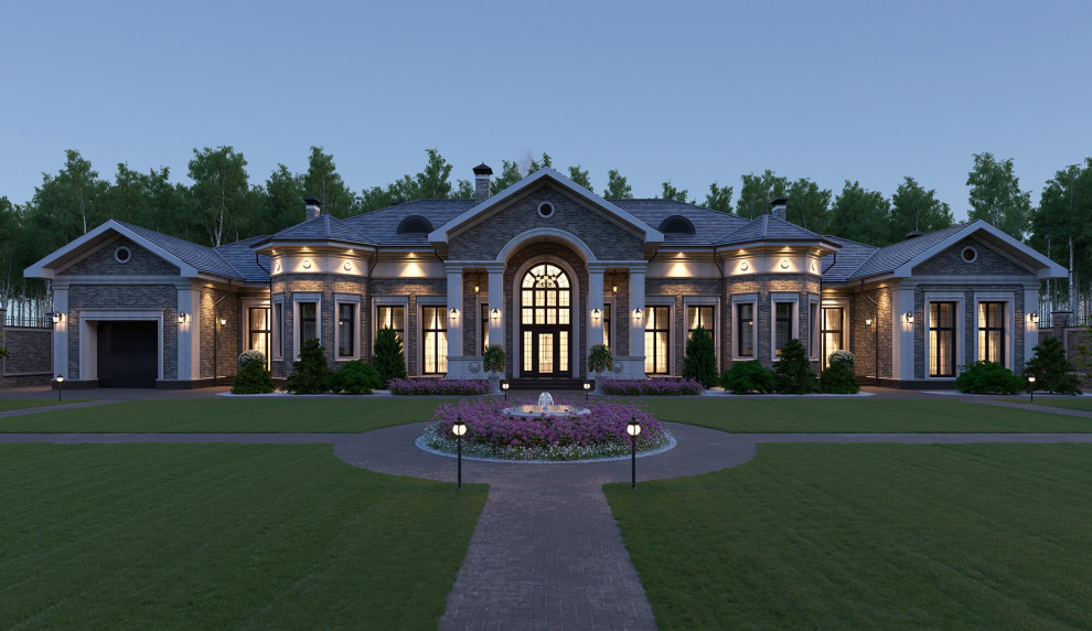 Архитектурный проект одноэтажного жилого дома площадью 400 кв.м.