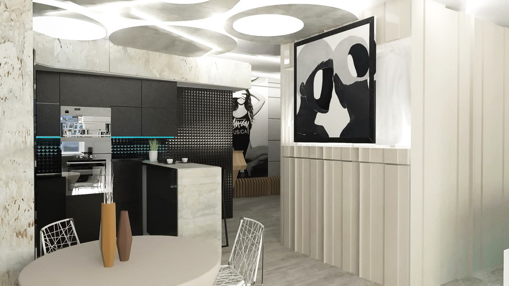 Обложка проекта: квартира-студия 55 кв м