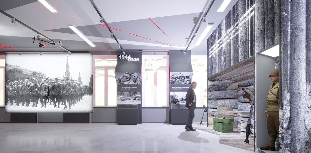 Обложка проекта: Выставочный зал для музея школы 1293 г. Москва