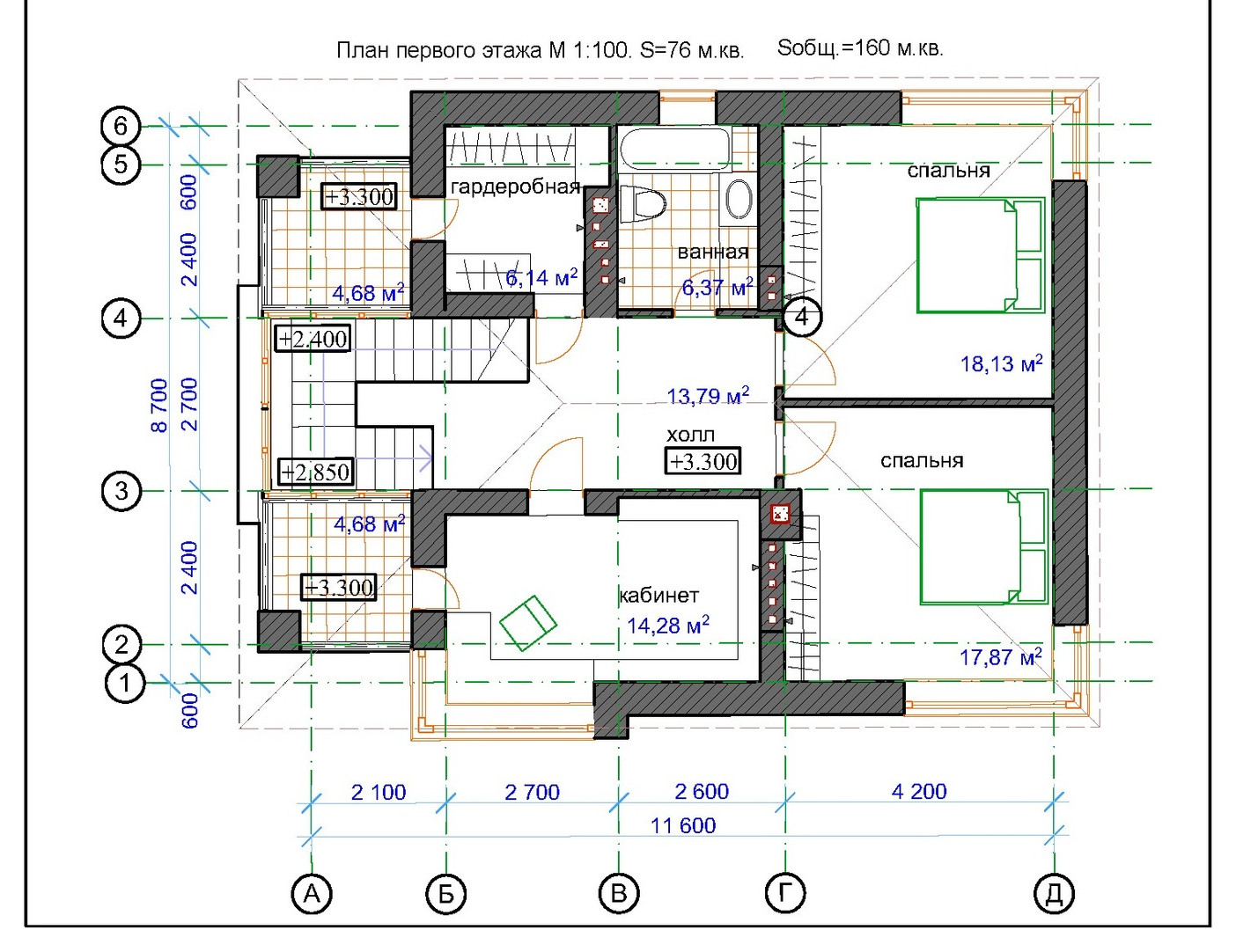 Коттедж в Зеленогорске.