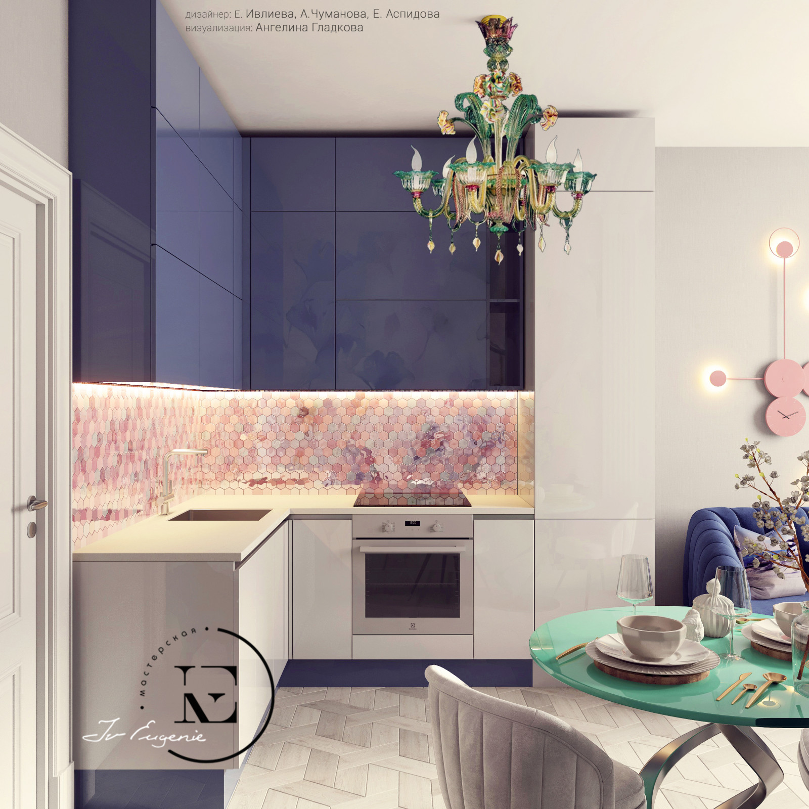 " Морозная роза" в ЖК Береговой