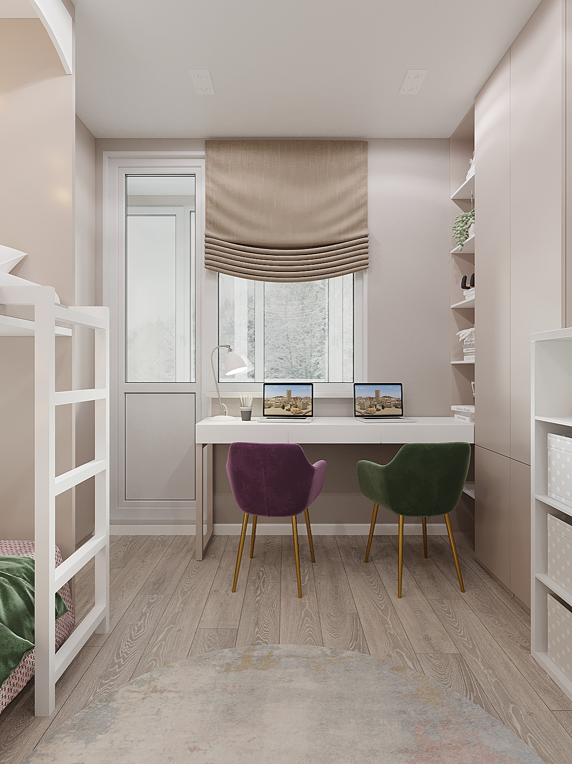 Обложка проекта: Дизайн- проект ЖК Шервуд 55 кв.м